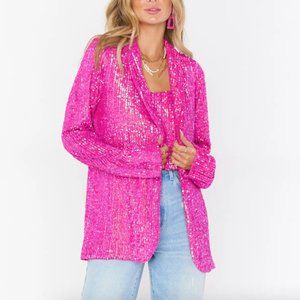 Show Me Your Mumu - Pink Sequin Blazer
